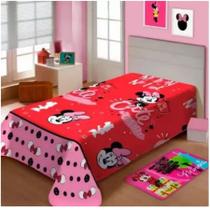 Manta Disney Soft Solteiro 1,50x 2,00m Minnie Fun Jolitex
