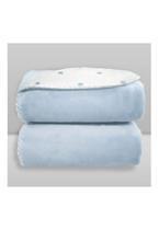 Manta Donna Laço Bebê Dupla Face Poá Manta Donna Laço Bebê Dupla Face Poá