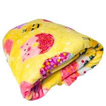 Manta Donuts Cobertor Micro Fibra Solteiro 140X220 Fofinho