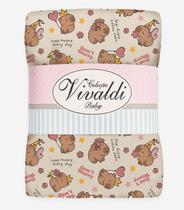 Manta Dupla Face Baby Vivaldi Rosa Manta Dupla Face Baby Vivaldi Rosa