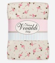 Manta Dupla Face Baby Vivaldi Rosa Manta Dupla Face Baby Vivaldi Rosa