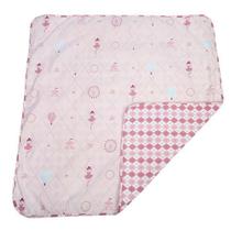 Manta dupla face circus loupiot rosa - Loupiot Circus Manta dupla face circus loupiot rosa - Loupiot Circus