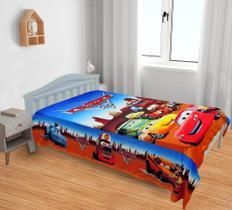 Manta E Fronha Carros Cobertor Fleece Solteiro 2pç MS-CAR1