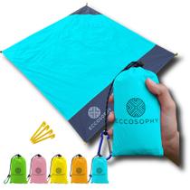 Manta ECCOSOPHY 152x140cm Azul Impermeável Compacto
