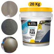 Manta Elástica Cimentícia Para Lajes e Piscinas Ultra Flex 4kg Pulo Do Gato