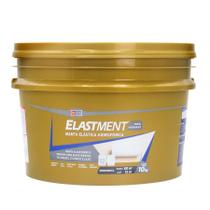 Manta Elástica Multifuncional Textura Decorativa Hidrofóbica Imbermeabilizante Elastment 10KG Branca