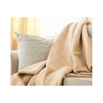 Manta elétrica aquecida Sunbeam Microplush Beige