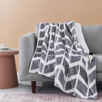 Manta elétrica aquecida VENTIMI 150x210cm cinza