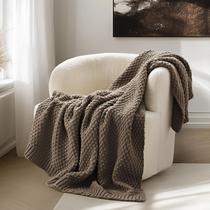 Manta EVERGRACEHOME de Tricô Chunky Chenille Mocha 152x203cm Manta EVERGRACEHOME de Tricô Chunky Chenille Mocha 152x203cm