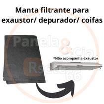 Manta filtrante para Exaustor / Coifa/ Depurador (filtro de feltro)