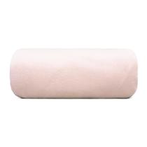 Manta Flannel Classic Solteiro Microfibra Rosa Chá Appel