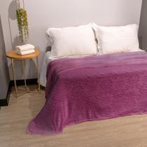 Manta Flannel Lady Queen 2,20 x 2,40 m - Orquídea