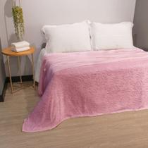 Manta Flannel Lady Queen 2,20 X 2,40 m- Rosa ICE