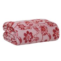 Manta Flannel Niagara Floral Casal Rosa Toque Macio Jolitex Manta Flannel Niagara Floral Casal Rosa Toque Macio Jolitex