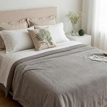 Manta Fleece Andreza Microfibra Cobertor Casal Queen