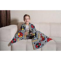 Manta Fleece De Sofa Solteiro Spider Man 1,25M X 1,50M