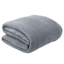 Manta Fleece Lisa Casal Cinza - Andreza Manta Fleece Lisa Casal Cinza - Andreza
