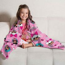 Manta Fleece Sofá Infantil LOL Lepper Manta Fleece Sofá Infantil LOL Lepper