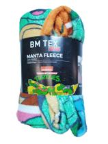 Manta Fleece Solteiro 1.50x2.00 Personagens - BM Tex