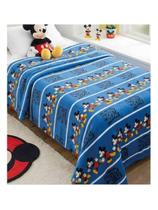Manta Fum Mickey Mouse - Solteiro - Jolitex Licenciado Manta Fum Mickey Mouse - Solteiro - Jolitex Licenciado
