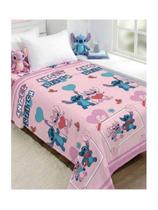 Manta Fun Angel e Stitch - Solteira - Jolitex Licenciado