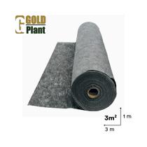 Manta geotextil bidim drenagem, construção, decoração branca tamanho 3m 3x1mts Gold Plant