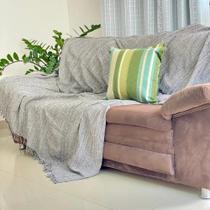 Manta Gigante Algodão 3M King: Luxo, Pro - King Cinza Mescla