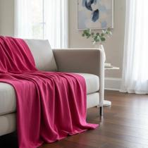 Manta Gigante Algodão 3M King: Luxo, Proteç - King Rosa Pink Manta Gigante Algodão 3M King: Luxo, Proteç - King Rosa Pink