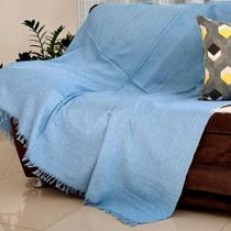 Manta Gigante Algodão 3M King: Luxo, Proteção - ul-Celeste