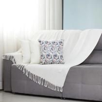 Manta Gigante Sofá 240X180 Algodão Puro: Aconchego & E - Cru Manta Gigante Sofá 240X180 Algodão Puro: Aconchego & E - Cru