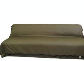 Manta Gigante Verde Musgo jacquard Mesclado Sofá Xale 1,80x2,80