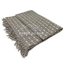 Manta Grande para Sofá Cama 2 ou 3 Lugares 2,50x1,80cm Capa de Sofa Gigante Preto Mesclado