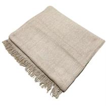 Manta Grande para Sofá Cama King 2 e 3 Lugares 3,00m x 1,80m Cobertor Protetor Gigante 100% Algodão Cor:Caramelo Mesclad