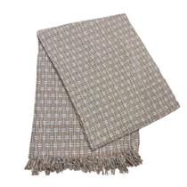 Manta Grande para Sofá Luxo 2,50x1,80 Tipo Capa Protetora de Sofa 2 e 3 Lugares Gigante 100% Algodão Cor:Cru-Caramelo