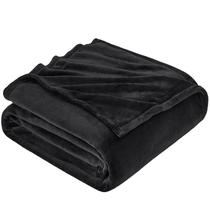 Manta Hansleep de Forro Polar Negra 100% Microfibra 130x150 cm Manta Hansleep de Forro Polar Negra 100% Microfibra 130x150 cm