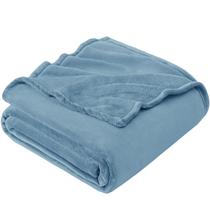 Manta Hansleep de Forro Polar Plush Lavada Azul 127x152 cm Manta Hansleep de Forro Polar Plush Lavada Azul 127x152 cm