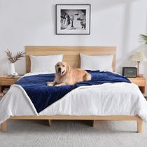 Manta impermeable Qeils para perros grandes 150x200 cm azul marino