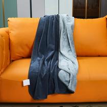 Manta Impermeável Ahinahwap 102 x 152 cm Reversível Cinza-escuro