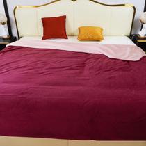 Manta impermeável Ahinahwap 80x90cm Borgonha/Rosa Rosa