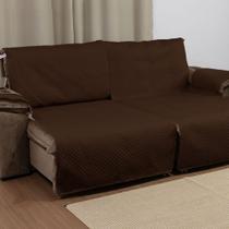 MANTA IMPERMEÁVEL PARA SOFÁ RETRÁTIL E RECLINÁVEL DOIS LUGARES DE 90cm COM PORTA COPOS