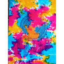 Manta Indiano Painel Solteiro 100 Algodão Cangão Colorido