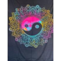 Manta Indiano Painel Solteiro 100 Algodão Cangão Colorido