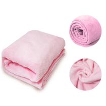 Manta Infantil Bebe Soft Microfibra Toque Macio Antialergico Cobertor Berço Presente Enxoval Saida maternidade Rosa Menina 75cmx1,00m Best Sling