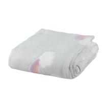 Manta Infantil Brilha no Escuro 2,00m x 1,80m Toque Super Macio Arco-Íris
