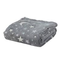 Manta Infantil Brilha no Escuro 2,00m x 1,80m Toque Super Macio Lua