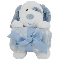 Manta Infantil com Pelucia DM TOYS Cachorro DMB6744