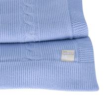 Manta Infantil de Tricô Trança