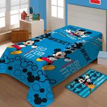 Manta Infantil Jolitex Disney Fun com Cinta 150x200cm - Mickey Fun