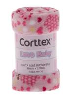 Manta infantil microfibra love baby corttex