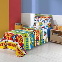 Manta Infantil Solteiro Mickey - Andreza Enxovais